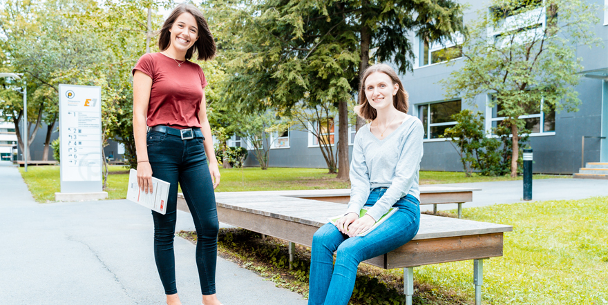 Studierende am Campus Hasnerplatz