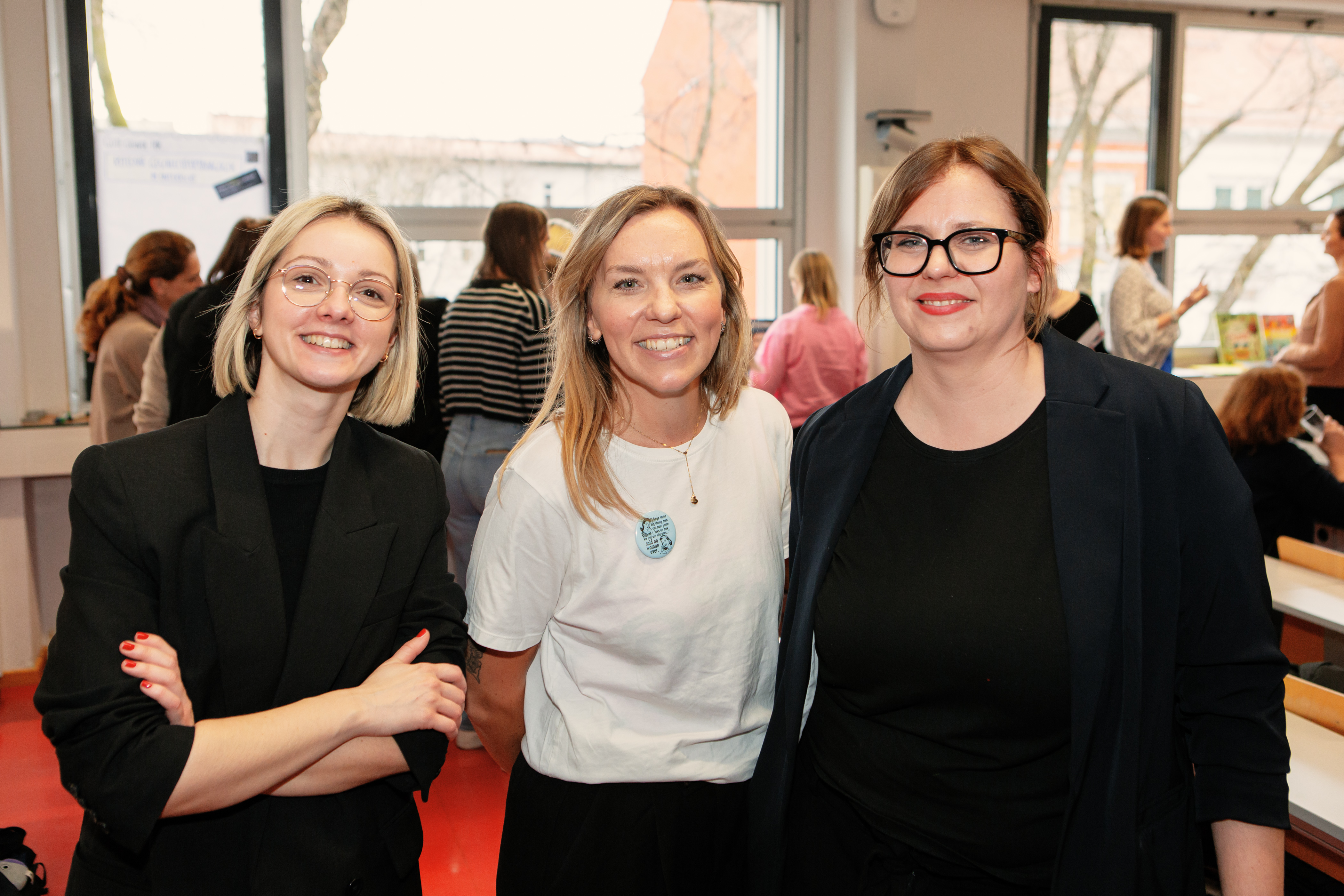 v.l.n.r: Smirna Malkoc, Aleksandra Wierzbicka, Susanne Kink-Hampersberger