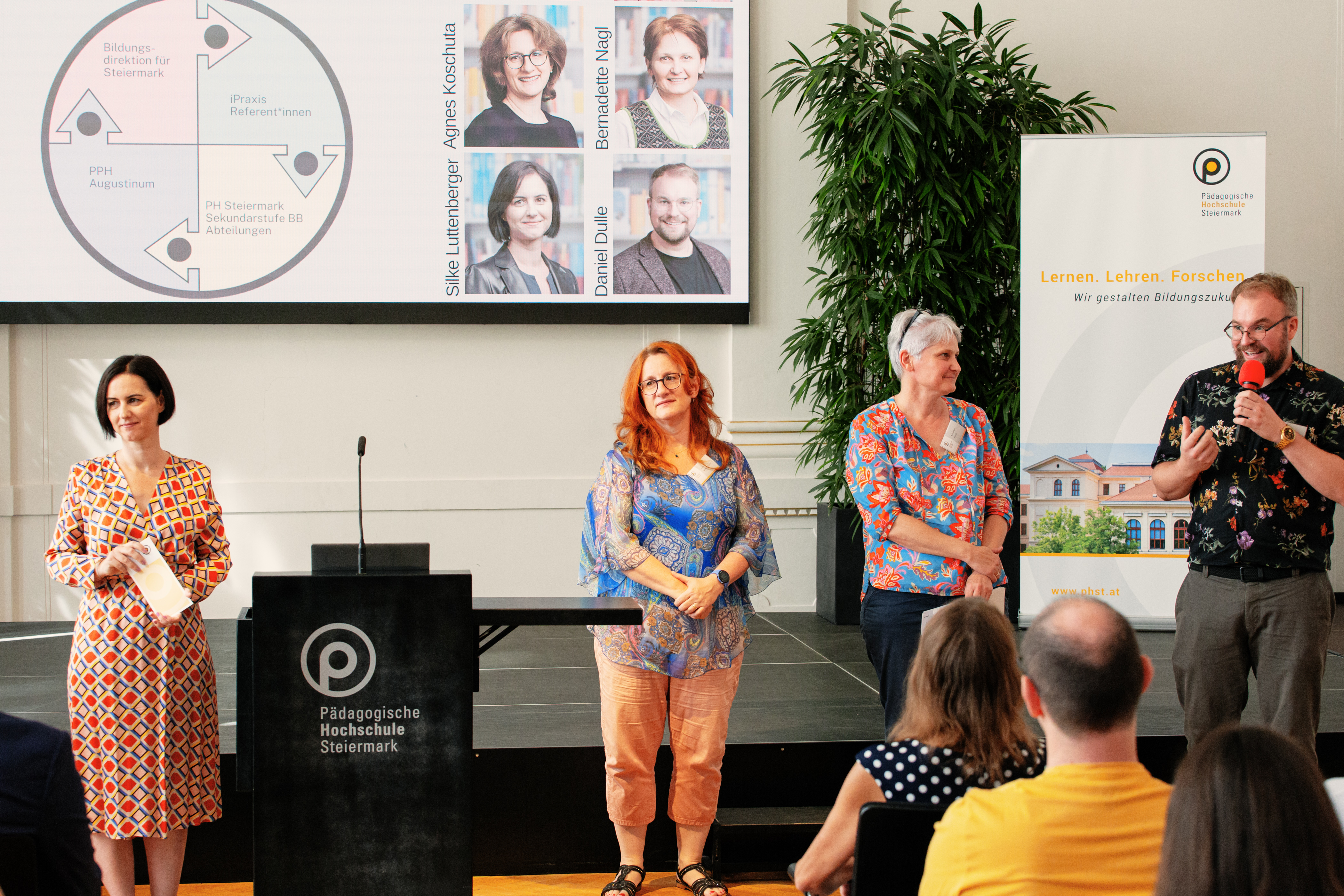 v.l.n.r.: Silke Luttenberger, Bernadette Nagel, Daniel Dulle 