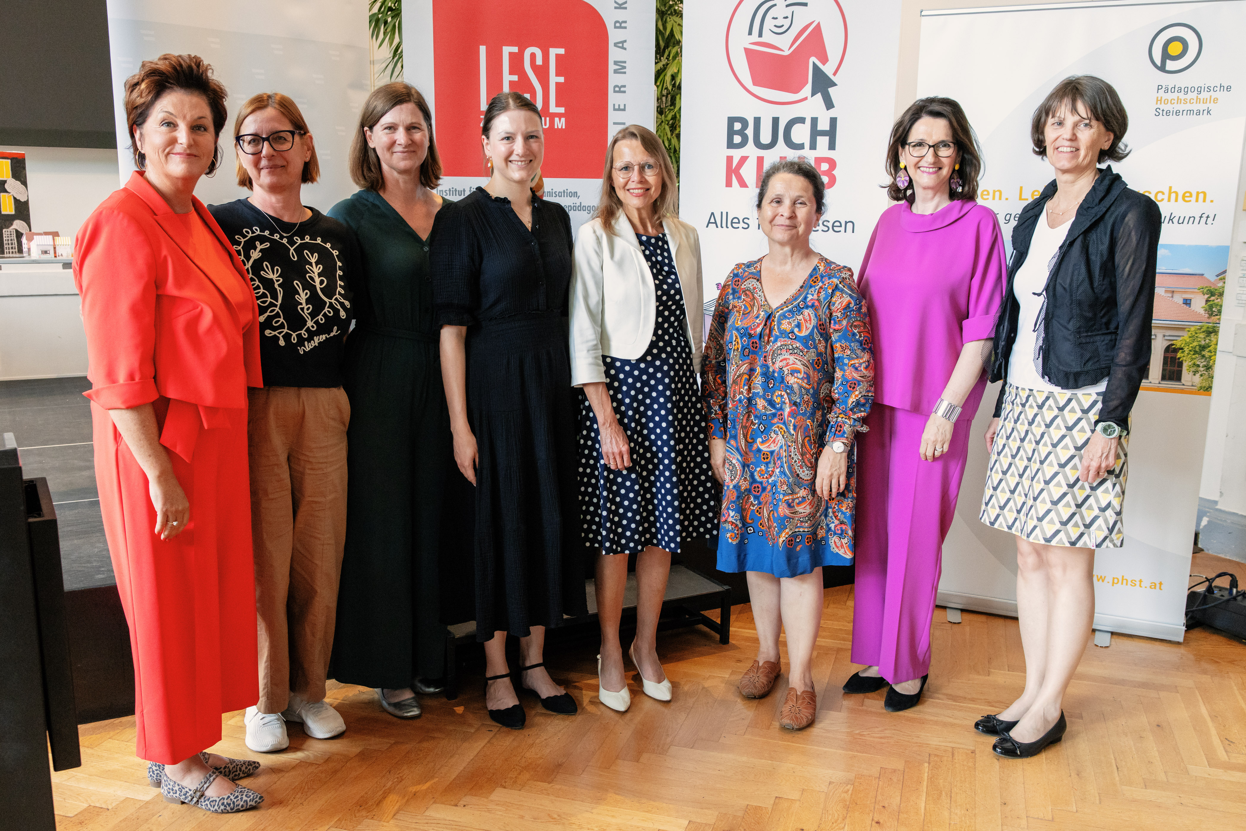 Team Lesenetzwerktag mit Rektorat PHSt