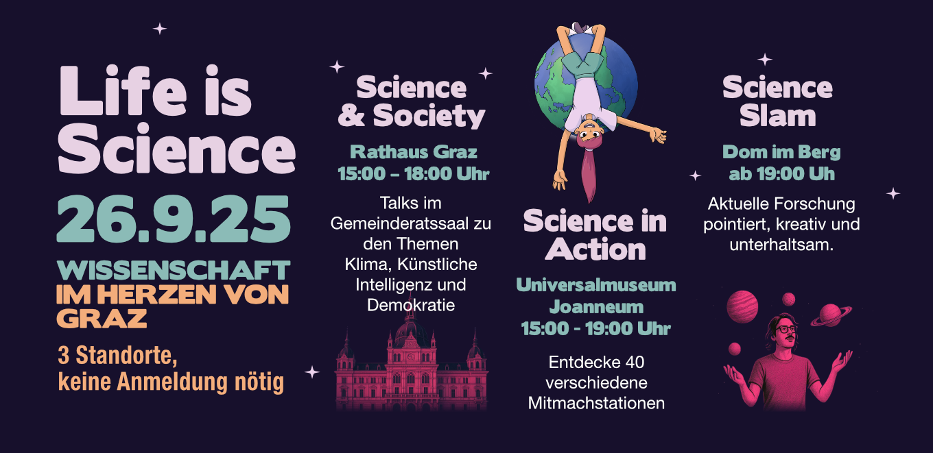 Teaser des Events Life is Science