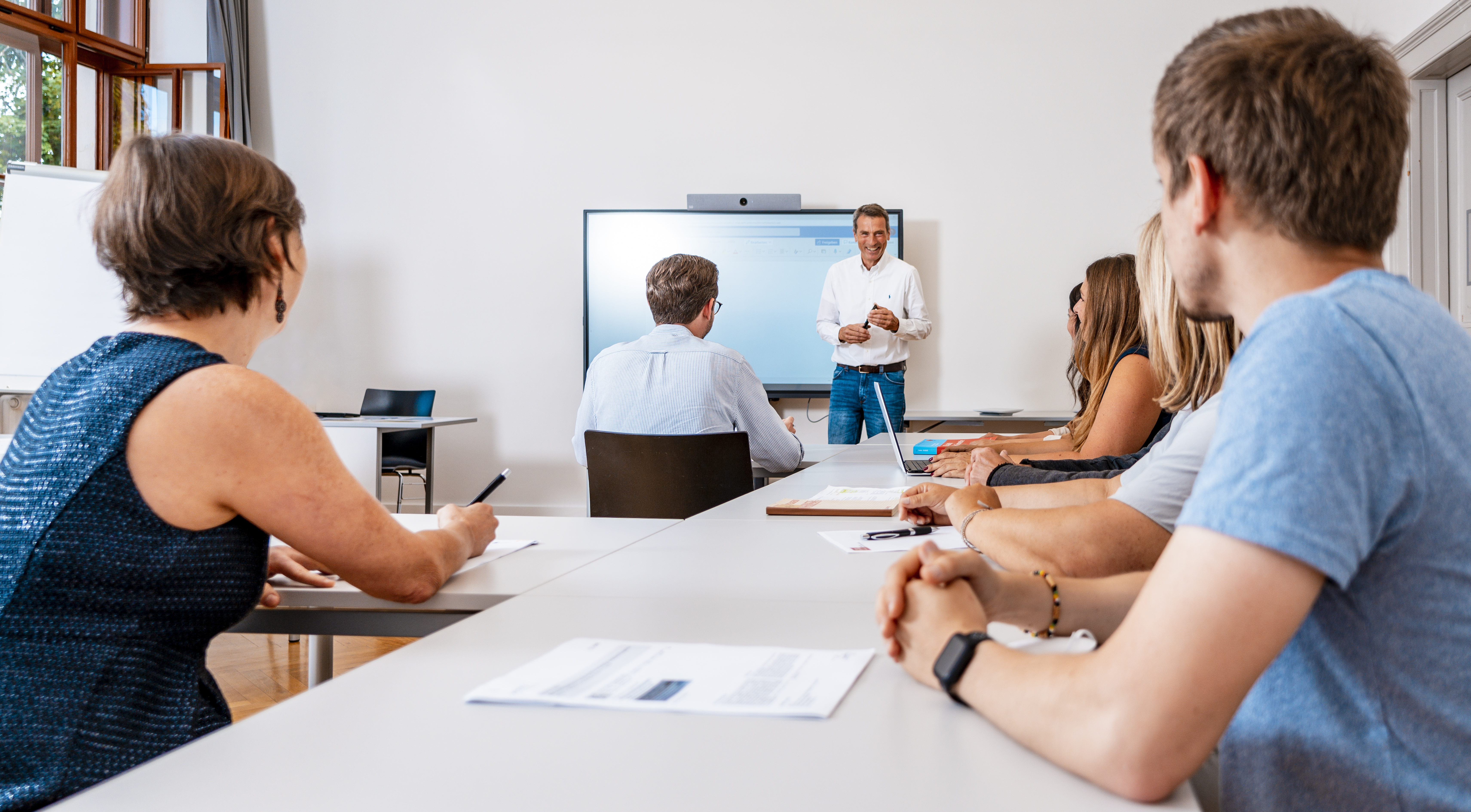 Personen in eienr Fortbildung 