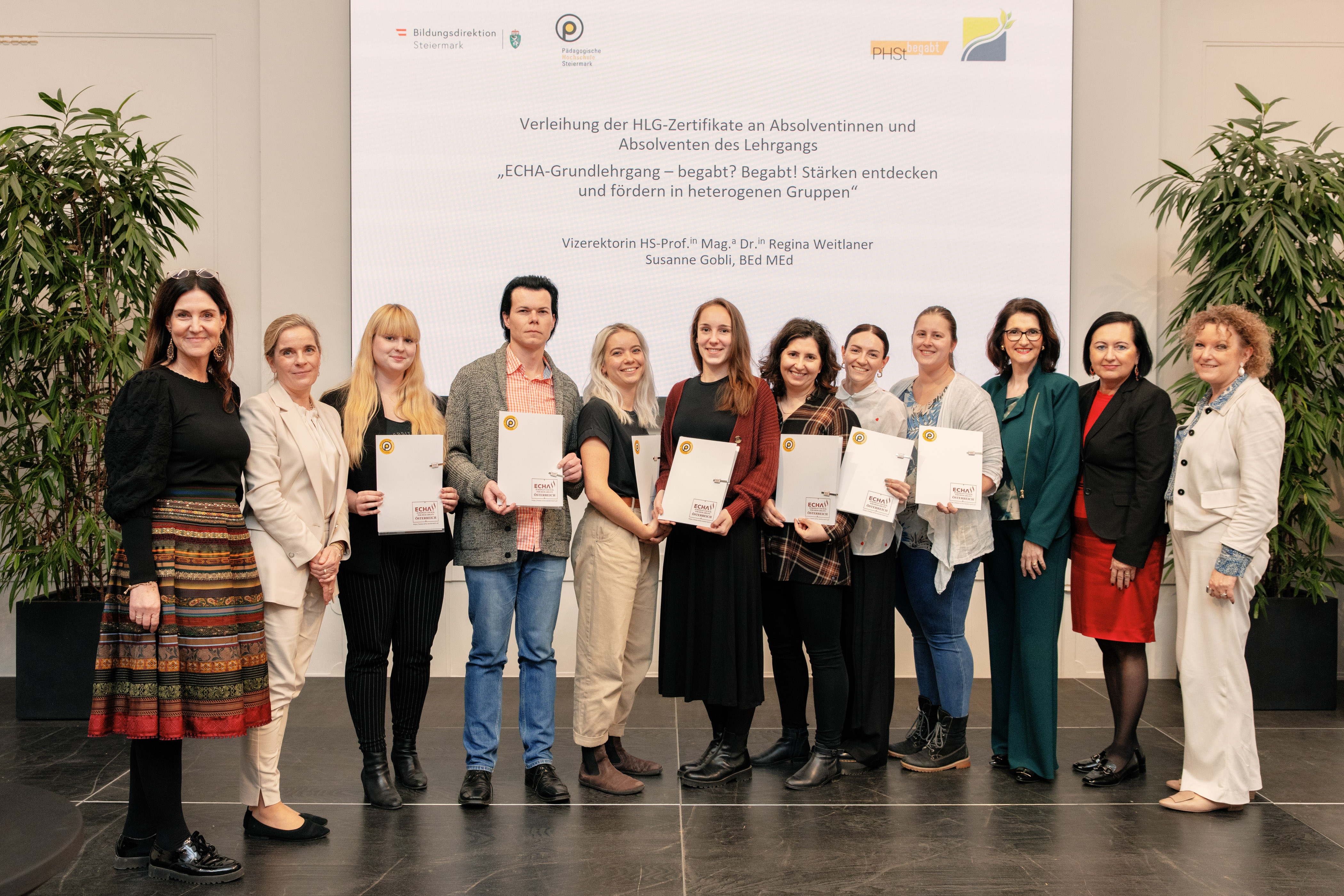 Verleihung der Auszeichnungen