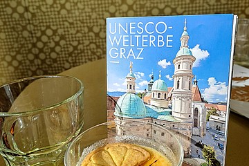 Creme Brulee und Limoncello + Grazer Weltkulturerbe Broschüre 