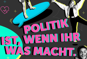 Werbeplakat Polis