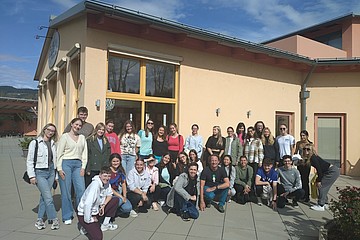 Gruppe von Erasmus Studierenden 