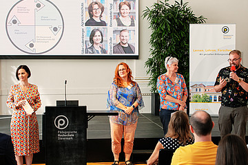 v.l.n.r.: Silke Luttenberger, Bernadette Nagel, Daniel Dulle 