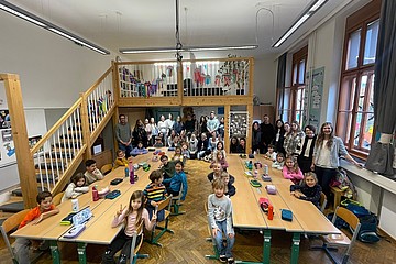 Klassenzimmer mit Kindern
