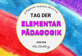 Buntes Titelbild mit Aufschrift Tag der Elementarpädagogik