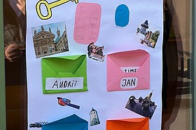 Gebasteltes Poster