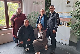 Delegation aus Haifa mit Andrea Frantz-Pittner, Eva Freytag und IL Silvia Kopp Sixt