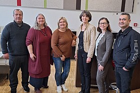 Delegation aus Haifa mit VR Elisabeth Amtmann, Direktion der PVS Claudia Luttenberger und Andrea Frantz Pittner