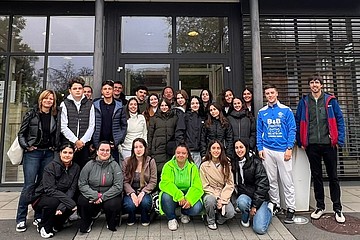 Gruppenfoto mit den Incoming Students