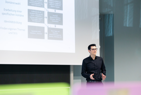 Vortrag von Keynote-Referent Roland Grabner