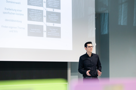 Vortrag von Keynote-Referent Roland Grabner