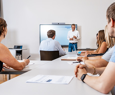 Personen in eienr Fortbildung 