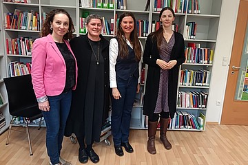 Karin da Rocha und Agnes Haidacher Horn mit Kolleginnen aus Brno